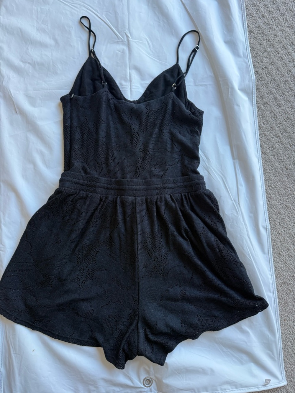 Rory Beca Black Lace Romper Jumpsuit - Picture 5 of 8